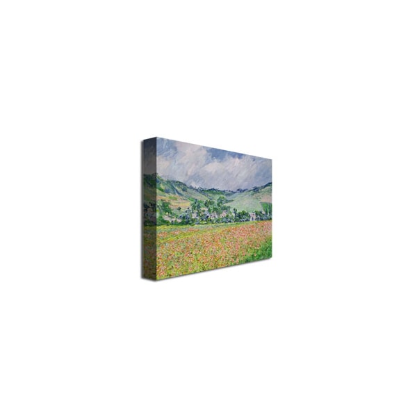 Claude Monet 'The Poppy Field Near Giverny' Canvas Art,18x24